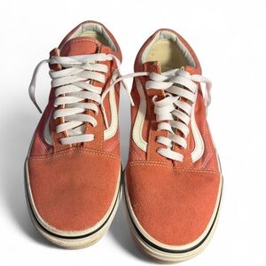 Vans Old Skool Men's 9 Womens Size 10.5 Skate Shoes  Faded Rose Salmon Pink Lace